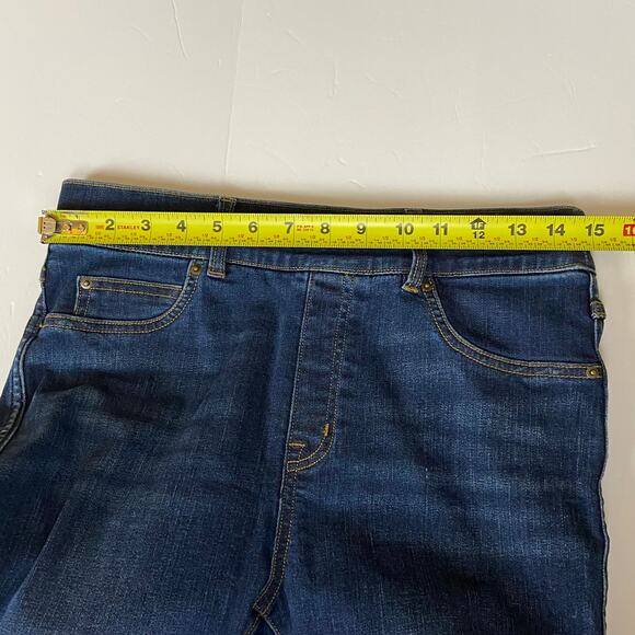 Spanx Jeans Women's Blue Ankle Skinny Denim High Rise 20342R Size Medium - Picture 8 of 11